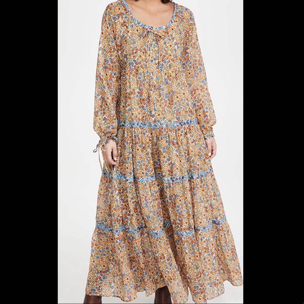 NEW WARM Colonial Maxi Dress